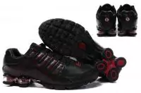 nike shox promos r4 hommes rivaly r5903 noir-rouge taille 41-46